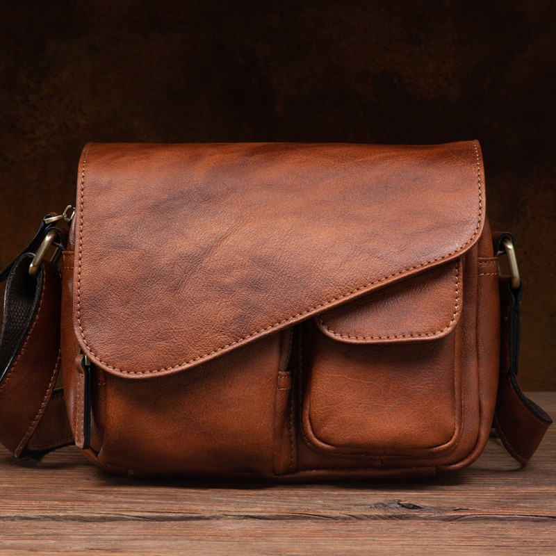 Canvas Backpack Casual - Men's Stylish Leather Shoulder Bag Durable