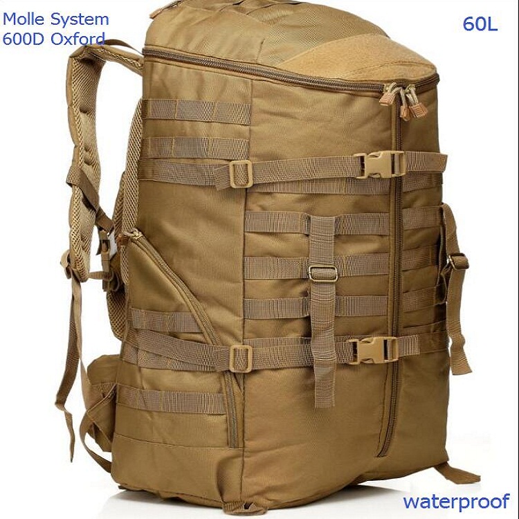 NOVRA 65L  MOLLE Hiking Backpa - Hiking Backpack Waterproof 评论和价格