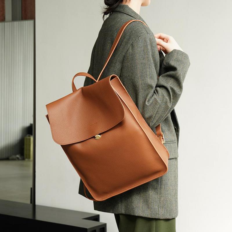 2025 New Top Layer Cowhide Bac - Fashion Backpack Women 评论和价格