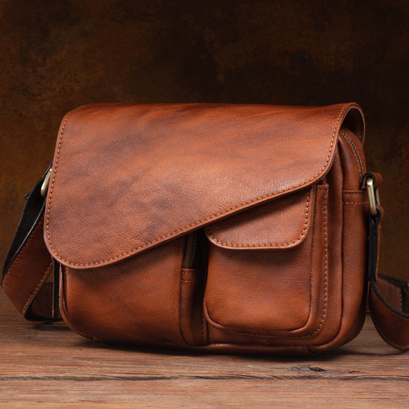 Men's Stylish Leather Shoulder - Canvas Backpack Casual 评论和价格