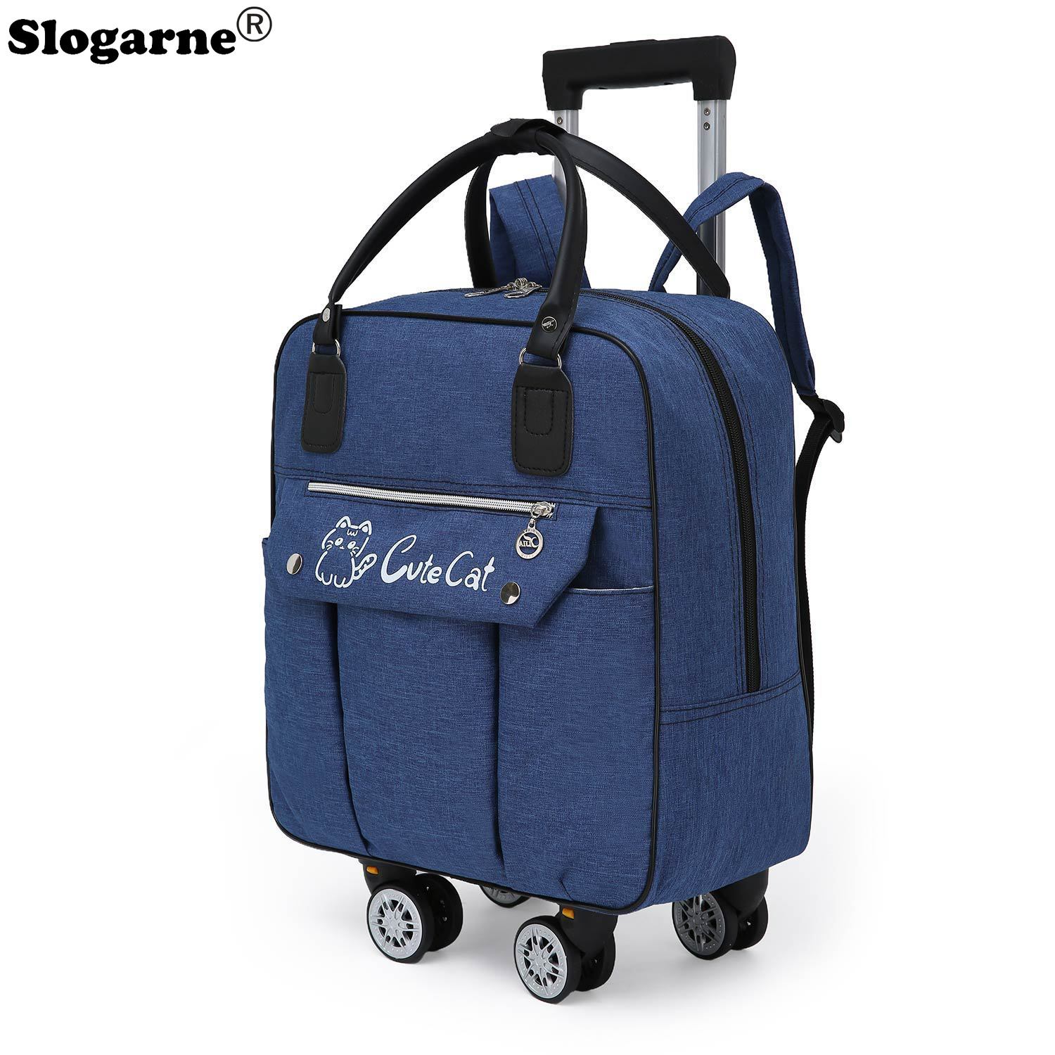 Trolley Large Capacity Travel  - Canvas Backpack Casual 评论和价格