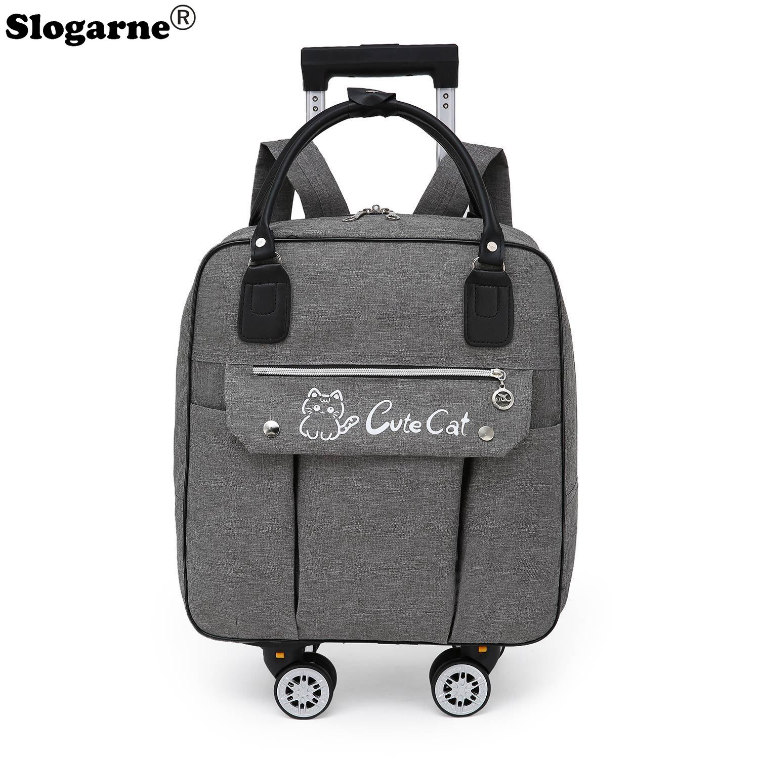 Trolley Large Capacity Travel  - Canvas Backpack Casual 评论和价格