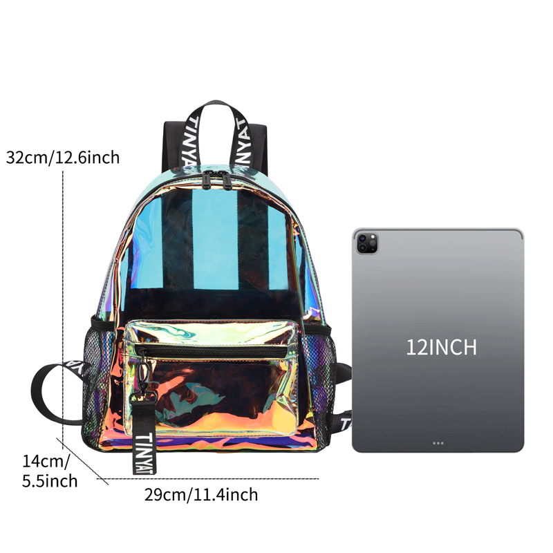 TINYAT PVC Clear Backpacks for - Fashion Backpack Women 评论和价格